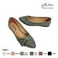 DALLEYA COLLECTION - Lizzie Sepatu Flatshoes Wanita Balerina / Teplek Pita by lily shoes. 