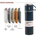 Termos Vacuum Flask Set 500ml Botol Minum Stainless Cangkir Set bisa Panas dan Dingin. 