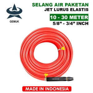 YIKUO Paket Semprotan Selang Air 10 Meter Sampai 30 Meter Selang Air Cuci Motor Cuci Mobil Siram Tanaman Dengan Watergun Jet Spray Lurus Kencang Selang Air Elastis Paketan