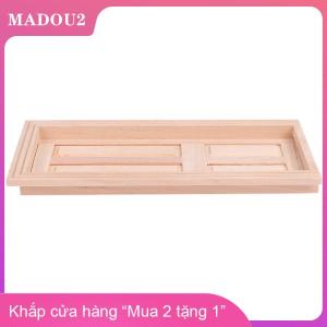[COD] MADOU2 1 12 Dollhouse thu nhỏ 4 Bảng điều chỉnh nội thất cửa gỗ tự làm mô hình phụ kiện đồ chơi