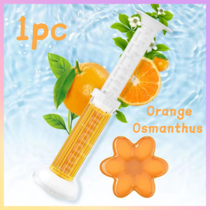 1PC Toilet Cleaner Gel Aromatic Flower Stamp Toilet Deodorizer Gel Stamp Odor Remover
