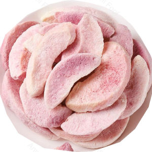 冻干水蜜桃果干零食 Freeze-dried Peach Dried Fruit Snacks