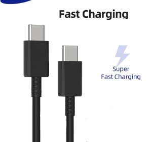 Premium 45W PD Charger With Type-C to C Support Super Fast Charging S25 Ultra S24 Ultra S23 ultra Note 20