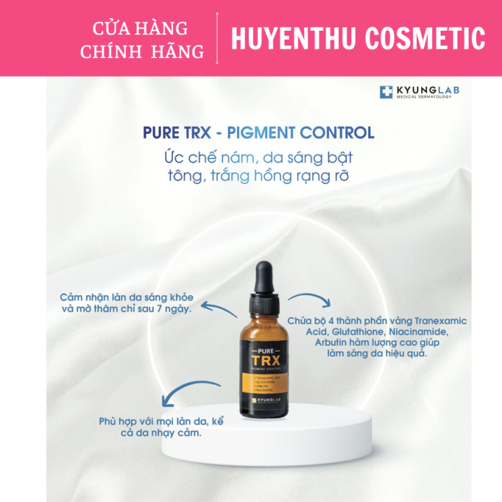 Tinh chất serum giảm nám, trắng da KYUNG LAB PURE TRX PIGMENT CONTROL 30ml chính hãng