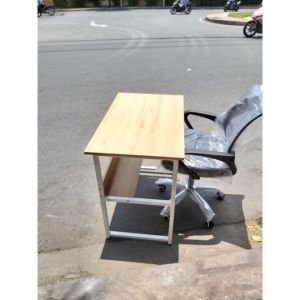 [FURNI HOME] Bàn làm việc bàn có kệ lửng BKL01T ngang 60cm 80cm (full phụ kiện tuvit lục giác ốc vít)