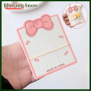 Blowing การ์ดแสดงรูปโบว์สีชมพู50ชิ้นสำหรับกิ๊บหนีบผมคลิปหนีบกระดาษการ์ดเครื่องประดับผมแพคเกจตกแต่งผมแบบทำมือแพคเครื่องประดับผมแบบกระดาษแข็ง