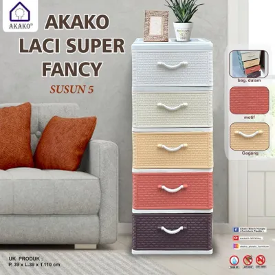 Lemari plastik NAPOLLY CONTAN/Lemari pakaian/Lemari baju/Napolly 4-5 Susun