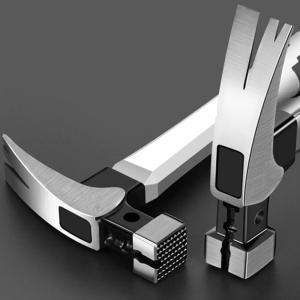 HR1 (ส่งจากไทย) ค้อนตอกตะปู ค้อนตีตะปู ค้อนตีค้อนหงอน หัวแม่เหล็ก ด้ามไฟเบอร์ ยางกันลื่น ระบบแม่เหล็กช่วยจับตะปูพร้อมหัวตอกชนิดจิกตะปู ค้อนมัลติฟังก์ชั่น ค้อนถอนตะปู ค้อนหงอน ไม้ค้อนเล็บแบบพกพา เครื่องมือ ไฟฟ้าประปาเครื่อง มือซ่อมแซม