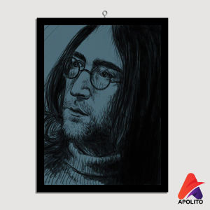 HIASAN DINDING JOHN LENNON (15X20 CM ) WALL DECOR HIASAN DINDING JOHN LENNON