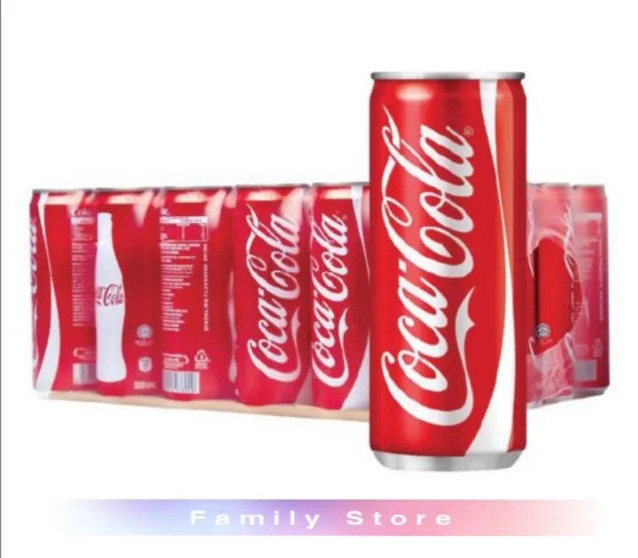 Liquid Rasa Cola COCA COLA RASA ASLI (24CAN x 320ML) | Lazada