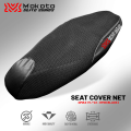 MOKOTO ELITE SERIES SEAT COVER NET ANTI-SLIP 3D MESH FOR HONDA AND YAMAHA MOTORCYCLE SPEEDMOTO 1PC. 