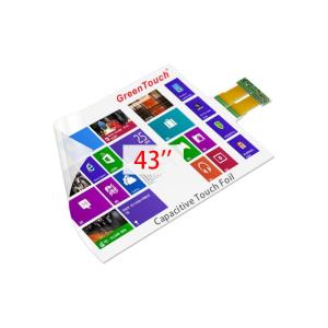 GreenTouch 43 Inch 20 Points Touch Screen Glass Foil Interactive Multi Touch Film for Kiosk