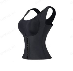 GiiMall Shapewear Shape Vest Seamless Tummy Control Bra Push-up Wireless Shapewear