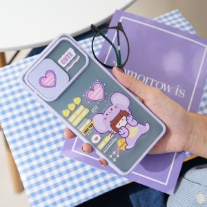 Uniqcase Softcase Camera Slide Protection Motif - KG 03 -  For [Poco M3 Note 10 pro 5g Note 10 pro 4g Note 8 pro Nite 7 Note 10 4g Note 8 Note 5 R 8A R Note 11 R 9a  ] - case kamera geser - camera - macaron - case macaron geser - casing - case lucu