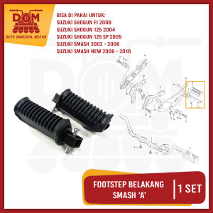 Footstep Belakang Smash "A" Tebal (PSP) Fustep Step Barstep Pijakan Kaki Smash New Shogun 125 SP