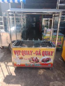 [HCM]LÒ QUAY GÀ VỊT cơ khí chế tạo hàng công nghiệp bếp công nghiệp Tân Ngọc Châu 0937 272 899