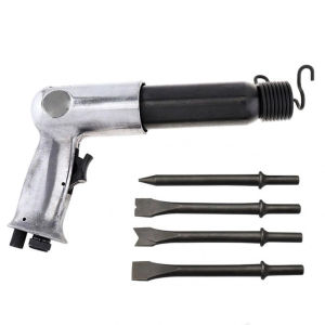 190mm mini air chipping hammer Industrial Air Chisel Pneumatic air Hammer Shovel Tool Kit Air Compressor Small Rust Remover Cutting Drilling Chipping