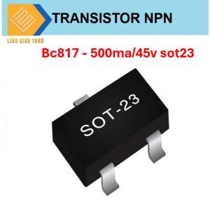 [ 5 CON ] Linh kiện bán dẫn Transistor BC817  NPN SOT-23 dòng điện 0.5A- 45V