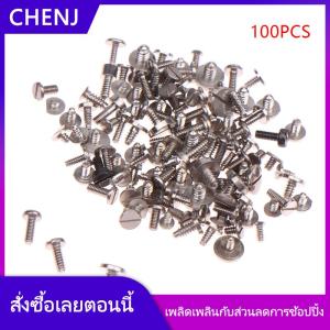 CHENJ 100ชิ้นสกรูนาฬิกาหลายขนาดแบบผสมความแม่นยำสูงชิ้นส่วนเครื่องมือซ่อมแซมการเคลื่อนที่สำหรับช่างนาฬิกา