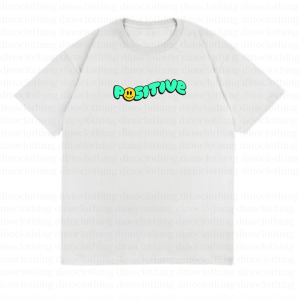 Dino Clothing - KAOS POSITIVE SMILE / TSHIRT / KAOS OVERSIZE WANITA / KAOS DEWASA / KAOS KATUN
