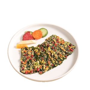 Nutritious Fruit and Vegetable Seaweed Crisp Vegetable and Fruit Seaweed Crisps Healthy Snack Pack for Office Workers and Kids Nutritious Delicious Crunchy Instant Ready to Eat Gluten Free Low Calorie