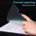 Craft.E A4 Sliding Report File Folder 0.14mm 70 sheets Paper Slide Grip Report Cover Document File Holder Organizer Plastic Display Book Stationery. 