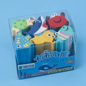 ยางลบแบบใหม่สามารถตัดเศษยางลบได้ แซนวิชลายการ์ตูนน่ารักๆ สุดน่ารัก ไร้รอย เหมาะสำหรับนักเรียนเท่านั้น