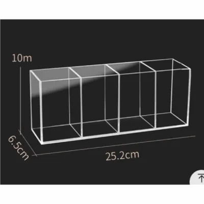 Akrilik Box Sebaguna 1-4 Slot / Kotak Serbaguna / Akrilik Box Sebaguna / Tempat make up / Tempat Pensil / Tempat alat Tulis / Akrilik