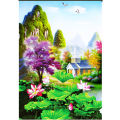 Mẫu tranh gạch 3d ốp tường phòng khách - 873SM. 
