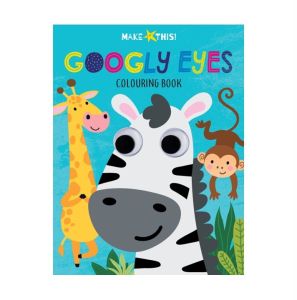 Googly Eyes Cute Animals Colouring Book For Kids (48 Pages)