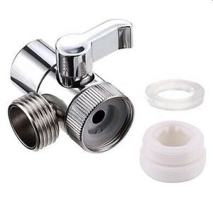 Van chuyển hướng vòi 1 đầu vào và 2 đầu ra (bao gồm 2 bộ điều hợp bằng nhựa)