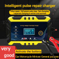 เครื่องชาร์จแบตเตอรี่รถยนต์ 12V เครื่องชาร์จแบตเตอรี่ เครื่องชาร์จ เครื่องชาร์จแบตเตอรี่อัจฉริยะ ชาร์จแบตเตอรี่ เครื่องซ่อมแบตเตอรี่ การชาร์จอย่างรวดเร็ว เครื่องชาร์จอัจฉริยะและซ่อมแบตเตอรี่รถยนต์ สตาร์ทเตอร์ อุปกรณ์ชาร์จแบตเตอรี่Start Car Battery Charger. 