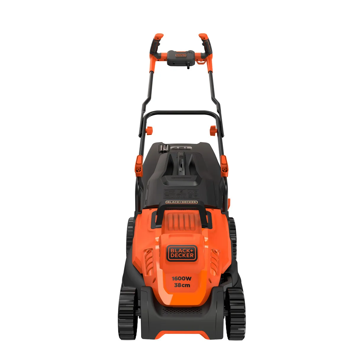 Black & Decker รถตัดหญ้าไฟฟ้า กำลัง 1600 วัตต์ หน้ากว้าง 38 ซม. รุ่น BEMW471BH-B1