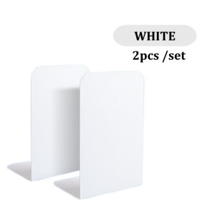 🇲🇾 Ready Stock 2pcs Metal Bookend L-Shape Book Stand Bookshelf Organizer Stationery Pemegang Buku Pendirian Rak Buku书架书立