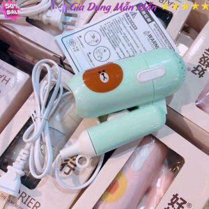 SKU14 - Máy Sấy Tóc Mini Icon Siêu Kute 2 Chế Độ Gấp Gọn 2 màu xanh và hồng (Icon Ngẫu Nhiên) - Gia Dụng Mẫn Mẫn