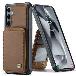Magnetic Cards Solt Wallet Leather Case for Samsung Galaxy S24 Ultra S23 FE S22 Plus A55 A35 A15 A54 A14 A24 A34 5G Stand Cover