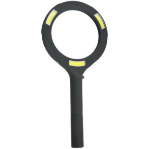 [GIORGIO ARMANI MALL] (ใหญ่-มีไฟLED-ขยาย 3X) แว่นขยายมีไฟ LED เลนส์ขยายมีไฟ กำลังขยาย 3 เท่า ไฟส่องสว่าง ส่องตัวหนังสือ ส่องฉลากยา ส่องพระ จิวเวอรี่