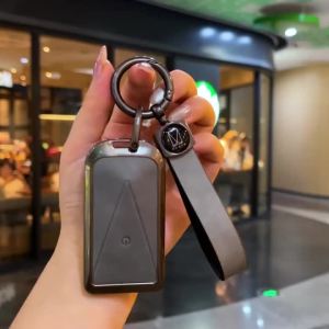 ฝาครอบกุญแจรถยนต์โลหะผสมสังกะสี สำหรับ Benz 2021 C Class S Class W223 S350 S400 S450 S500 C200 C260 2021 ป้องกันเต็มรูปแบบ