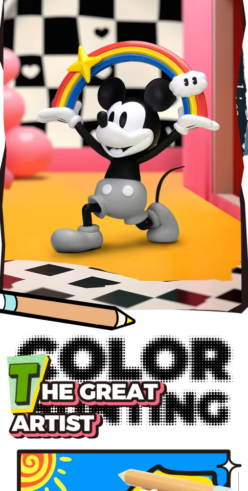 その他 52TOYS BLINDBOX Mickey Mouse Color 52TOYS Disney Mickey Color Hunting Series Confirmed Blind