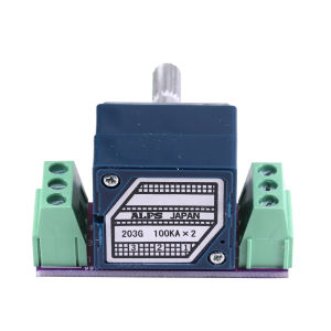 1PC Japan ALPS RK27 Volume Potentiometer LOG Stereo 10K 20K 50K 100K 250K Potentiometer Knurled Shaft 6mm ±20% Hifi CD Audio AMP