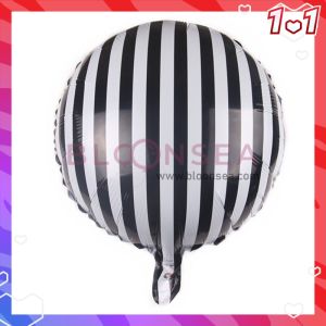 18 Inch Lollipop Candy Foil Balloon Round Spiral Ribbon Windmill Disco Gula 18” Balloons Christmas Stripe Helium Belon