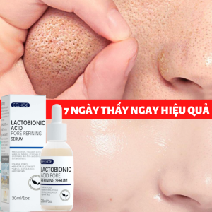 Serum Dưỡng Trắng Chuyên Sâu Giúp Cân Bằng Bã Nhờn Làm Sáng Da Thu Nhỏ Lỗ Chân Lông Ngăn Ngừa Mụn Đầu Đen Lactobionic Acid Serum Pore Refining 30ml giúp bạn sở hữu làn da trắng mịn với hiệu quả thần tốc chỉ sau 7 ngày