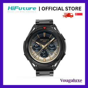 HiFuture Active (GPS smart watch) Black Red 1.43" AMOLED Bluetooth call waterproof heart rate sensor sleep analysis