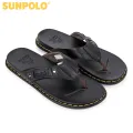 South Red Finger Cow Leather SUNPOLO KEP204-02 (Black). 