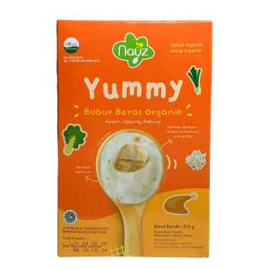 NAYZ - Bubur Mpasi Homemade Organik Tematik dengan Empat Tema Khusus untuk Makanan Bayi |Beras Putih