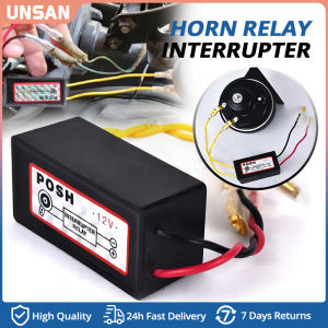 Horn Relay Interrupter,12V Universal Horn Relay Rapid Motorcycle Retrofit Accessories