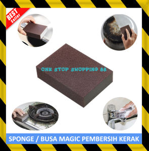 NANO MAGIC CLEANING KITCHEN BUSA SABUT SPON SPONS SPONGE BUSA REGULAR SIKAT AJAIB PEMBERSIH PENGHILANG PENGIKIS GOSOK PENGGOSOK KERAK NODA KARAT MINYAK KOTORAN CUCI PIRING PANTAT PANCI KUALI KUWALI KWALI WAJAN KRAN DAPUR KASAR BESAR KUAT AWET SERBAGUNA