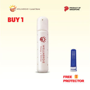 【1 WETUBE+Pro】WELLNERGIE Energy-Enhanced Ion Wetube - Chlorine & Bacteria Removal with Tourmaline & Maifanite