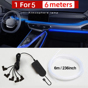 SEAMETAL LED Car Ambient Light USB Colorful Light Bar APP Controlled RGB Decorative Light