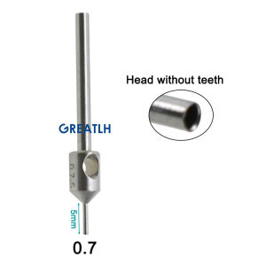 GREATLH Hair Transplant Punch Implanter Follicle Extraction Tool Hair Follicle Extractor Drill Stainless Steel